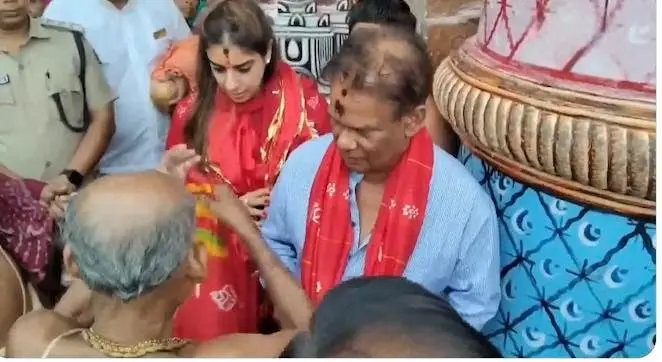 Dilip Ray Visits Puri Jagannath Temple Following Rajya Sabha Victory Amid Cross-Voting