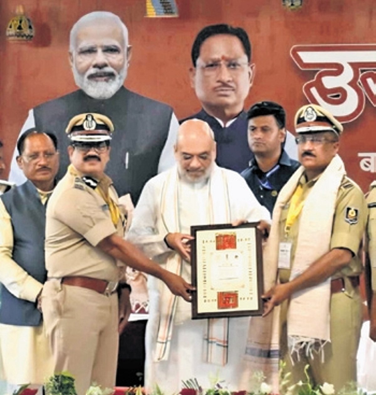 Union Home Minister Amit Shah Honors Odisha Police for Naxal Elimination