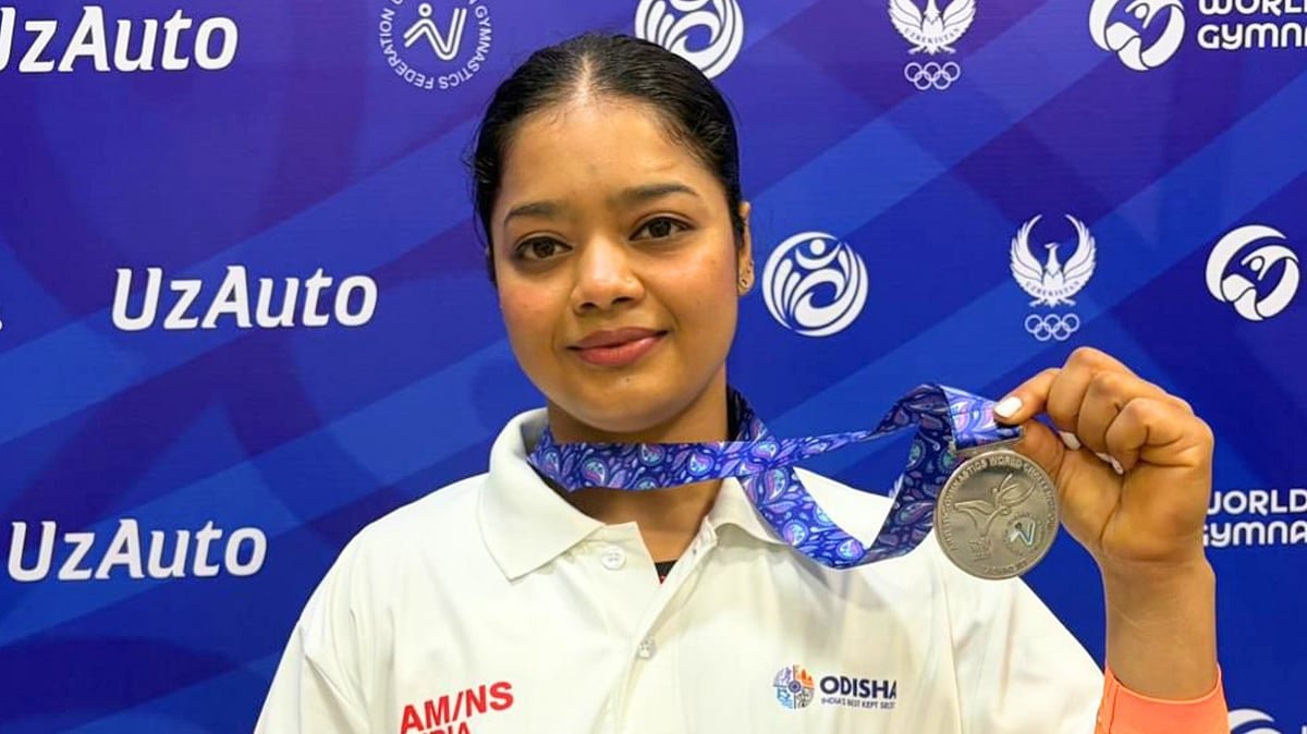 Pranati Nayak from Odisha AM/NS India Gymnastics High Performance Centre Wins Silver at FIG World Challenge Cup 2026
