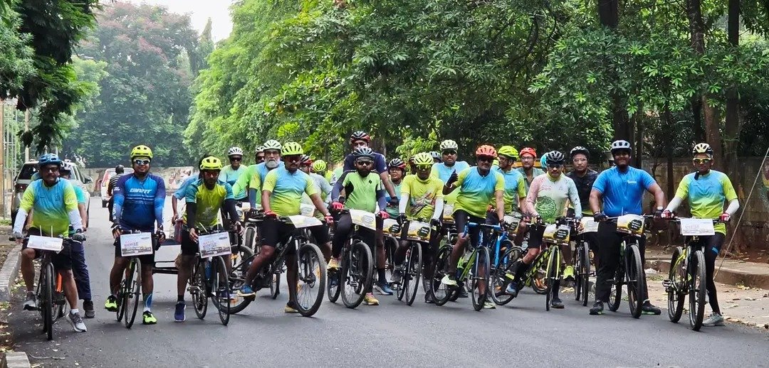 BCAC Cyclists Form a Striking 'Green Wave' in Bhubaneswar