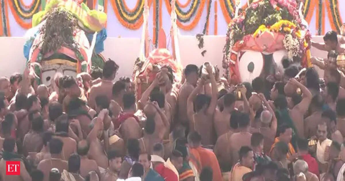 Puri Prepares for Deba Snana Purnima Ahead of Rath Yatra on June 29