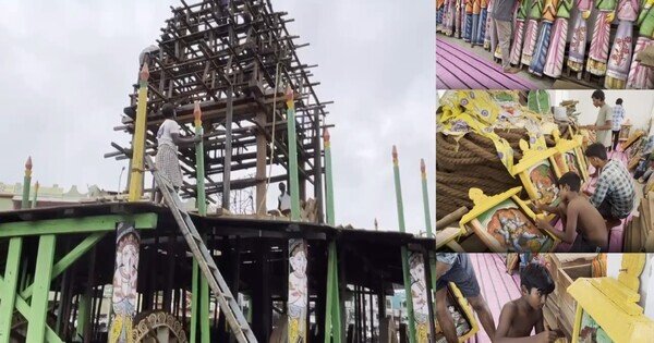 Final Preparations Underway for Baripada's Major Rath Yatra