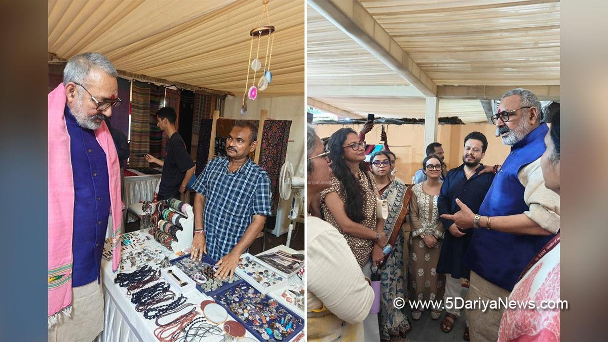 Giriraj Singh Attends 'Indie Haat 2026' at National Crafts Museum in New Delhi