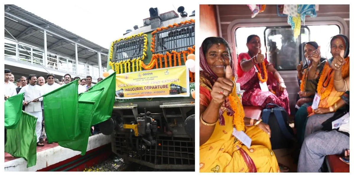 775 Elderly Pilgrims Depart Brahmapur for Ayodhya and Varanasi