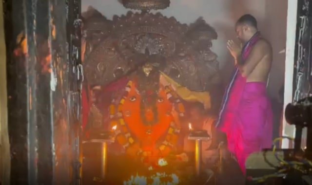 Celebration of Nuakhai Festival with Nabanna Offering to Goddess Samaleswari in Sambalpur