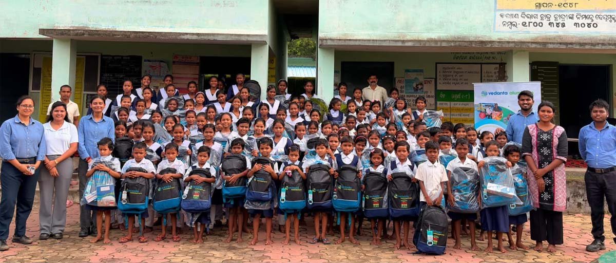 Vedanta Aluminium Provides Essential School Supplies to 3,000+ Students