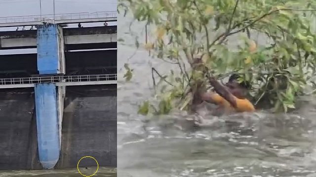 Young Fisherman Rescued from Dam Reservoir After Falling into Raging Waters