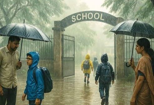 Schools in Seven Mayurbhanj Blocks Closed Due to Heavy Rain Forecast