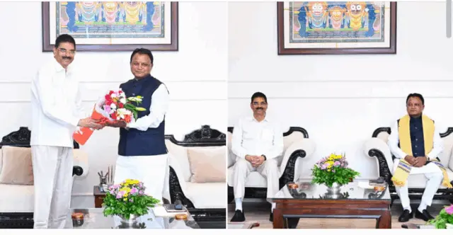 Odisha's Chief Minister Mohan Majhi Engages with Governor Kambhampati on State Development