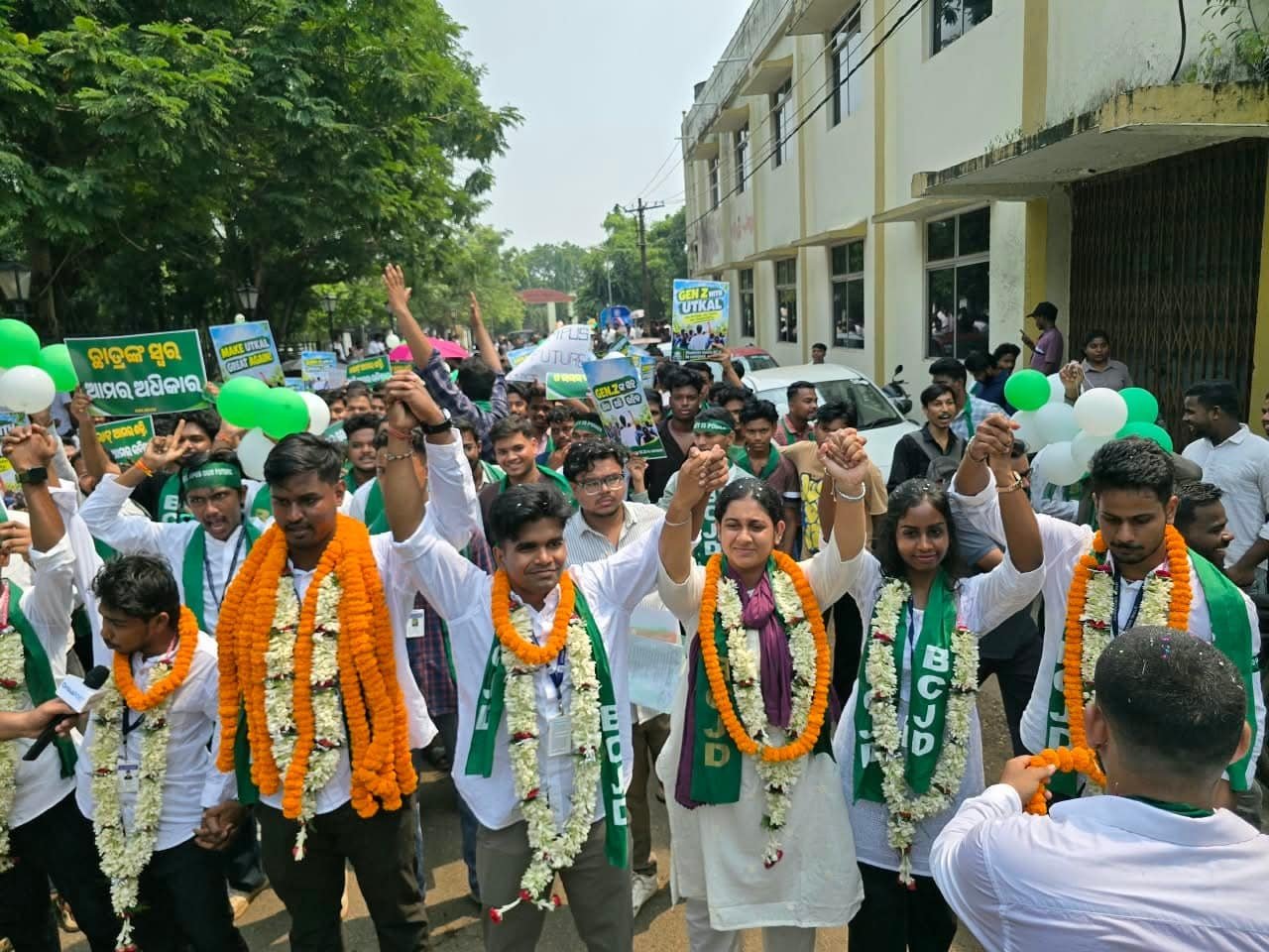 BCJD Achieves Victory in Student Union Elections Across Odisha Colleges