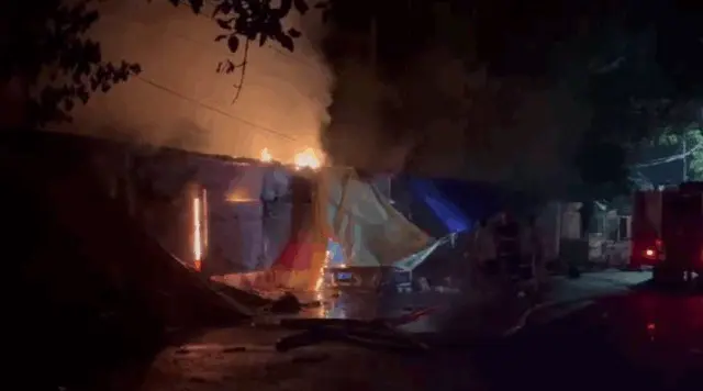 Major Blaze Destroys Fruit Stalls in Brahmapur, Odisha