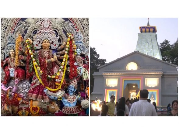 Devotees Celebrate Maha Ashtami with Prayers at Temples and Durga Puja Pandals Across India